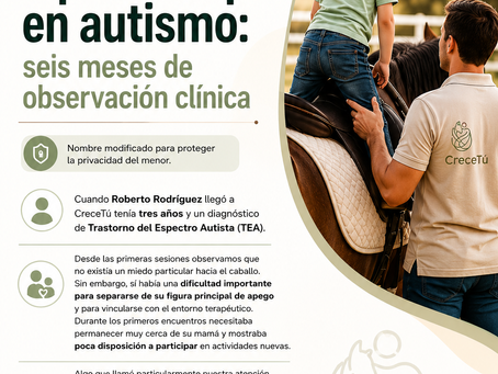 Un caso de equinoterapia en autismo: seis meses de observación clínica