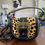 Thumbnail: Versace Jeans Couture Leopard Saddle Bag