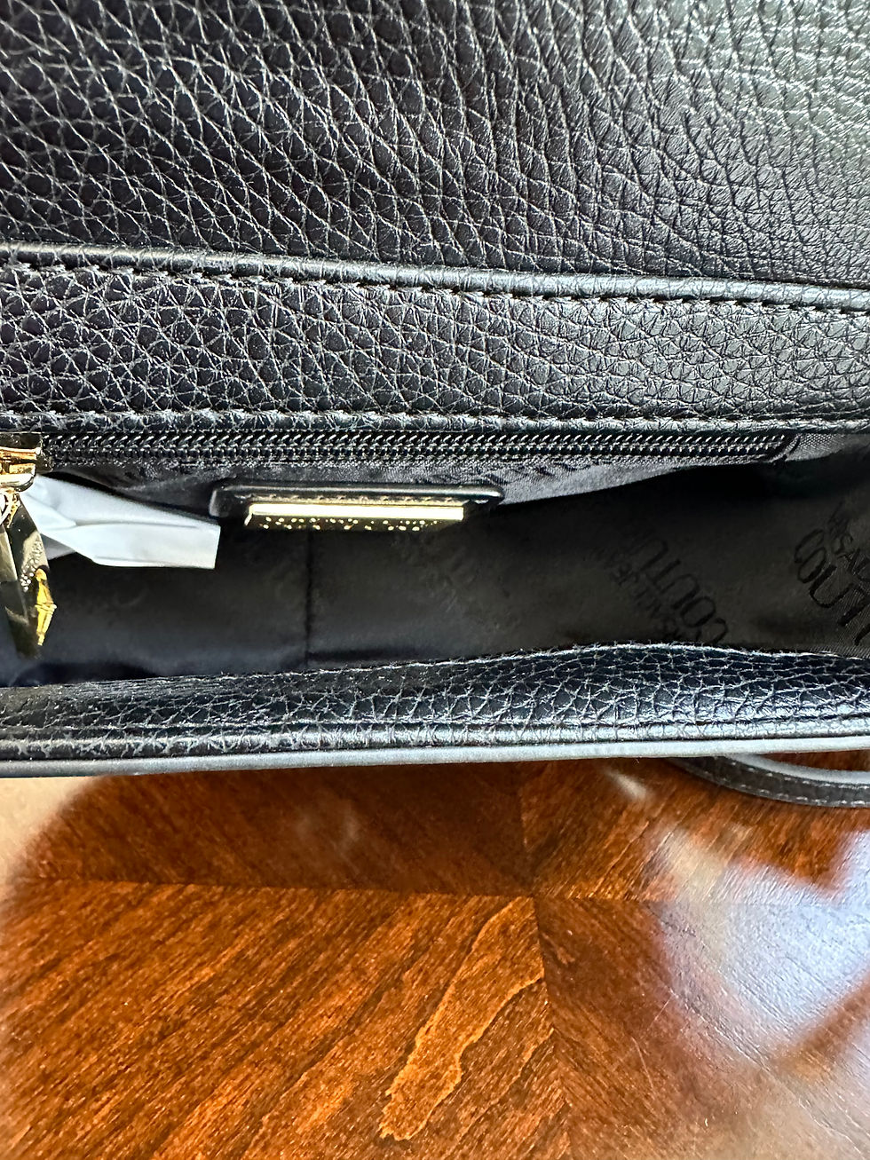 Thumbnail: Versace Jeans Couture Leopard Saddle Bag