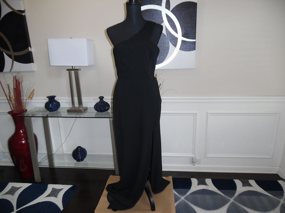 Escape One Shoulder Evening Gown