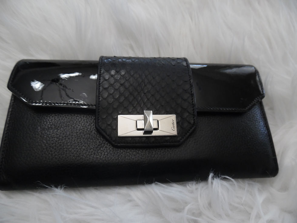 Cartier Patent Leather Wallet