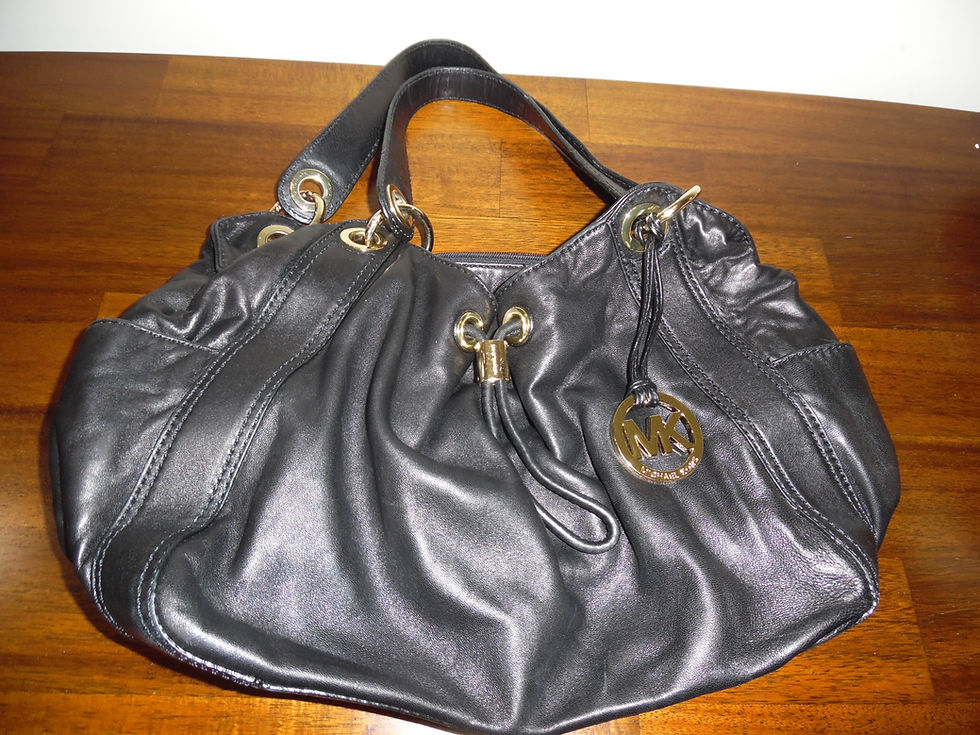 Thumbnail: Michael Kors Leather Handbag