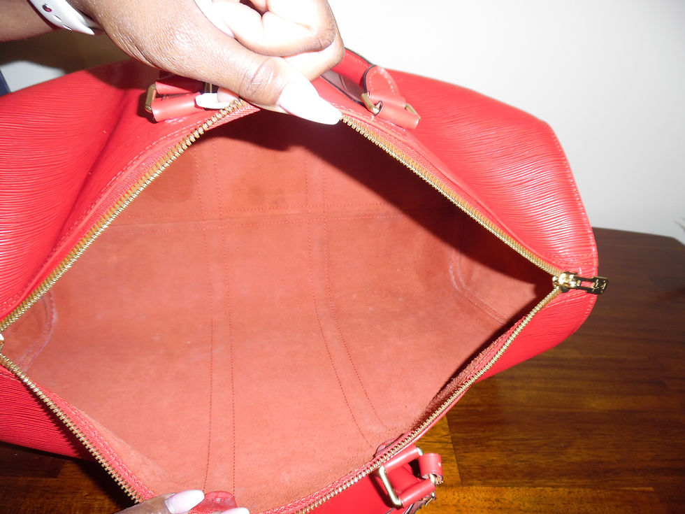 Thumbnail: Louis Vuitton Leather Epi Keepall 45