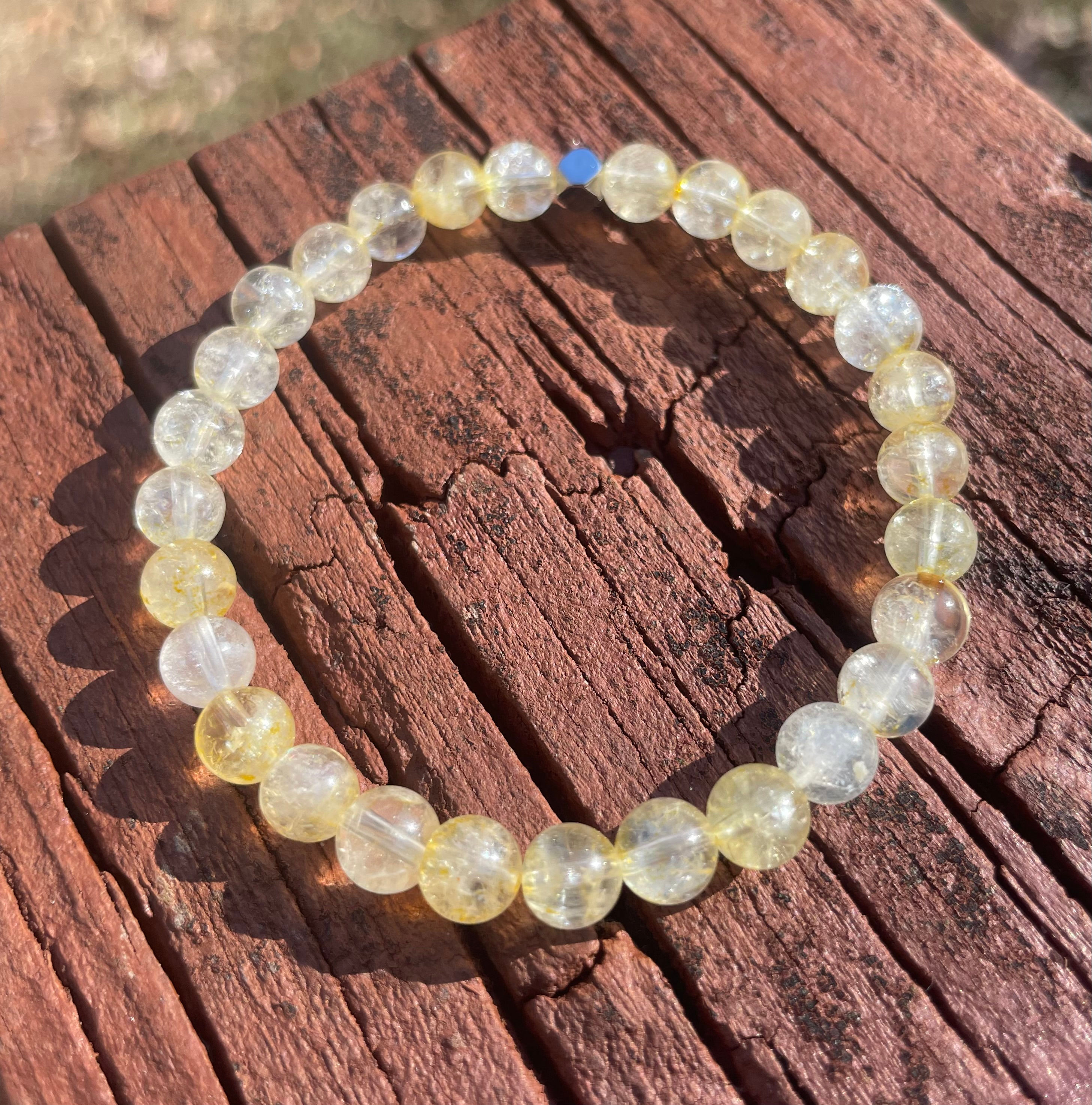 6mm Citrine Bracelet