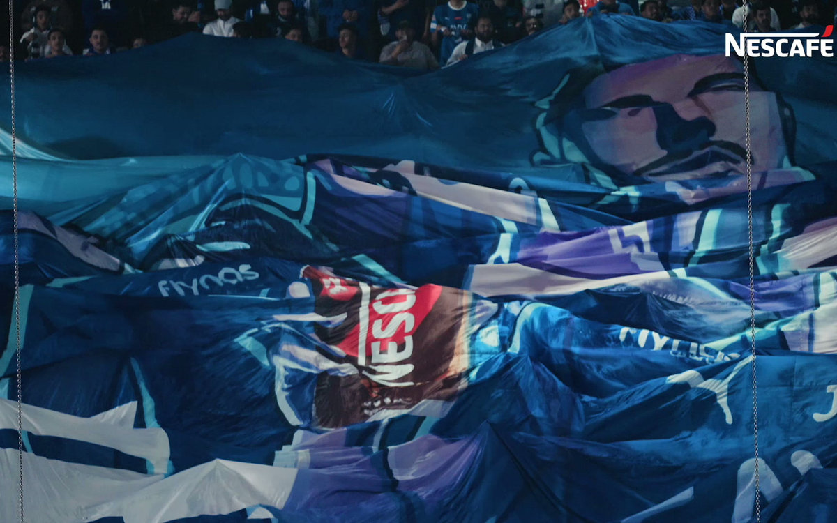 Still from the Nescafé × Al Hilal tifo