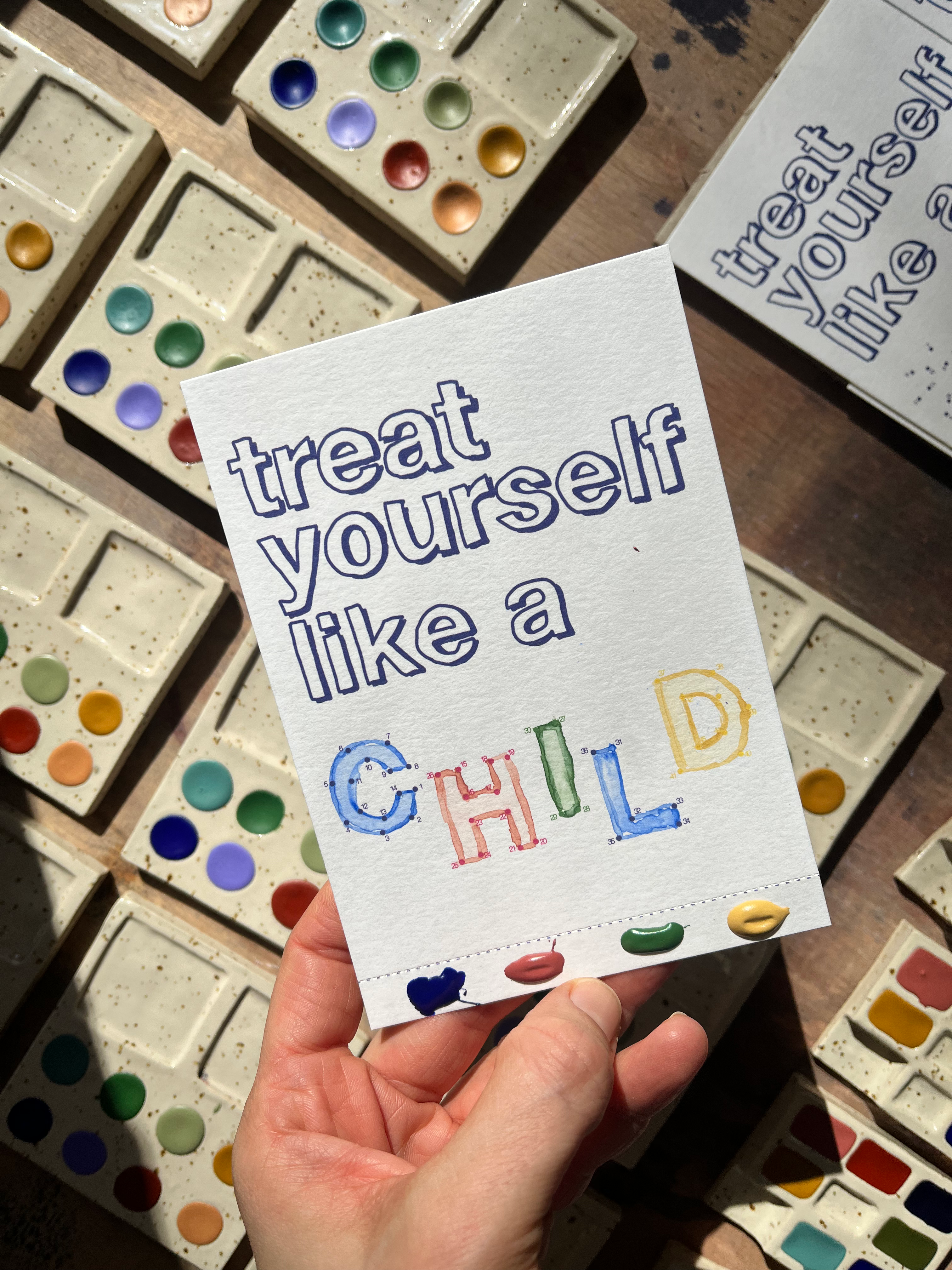 CHILD Malkarte/Dot-Card