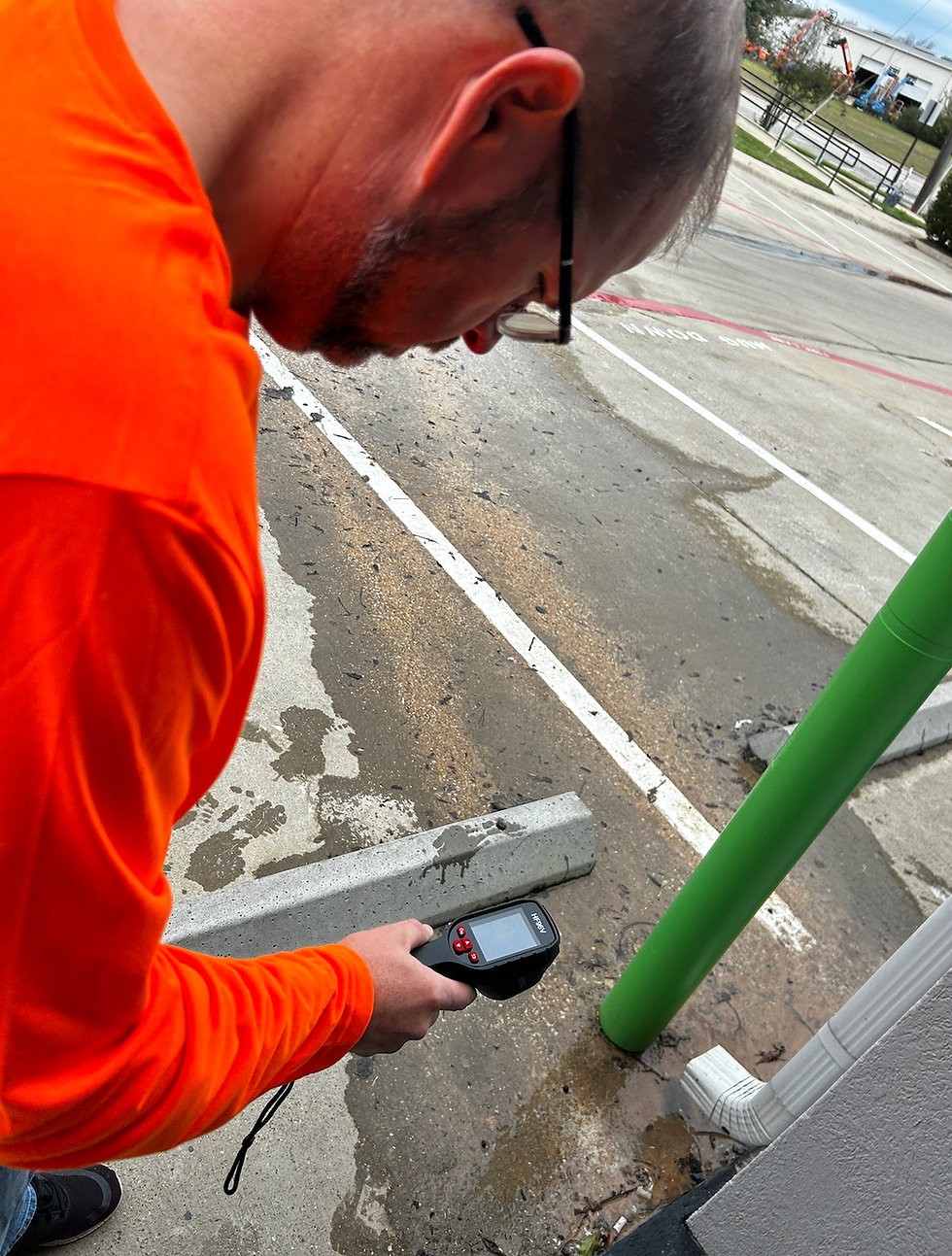 Slab Leak in Local Parking Lot