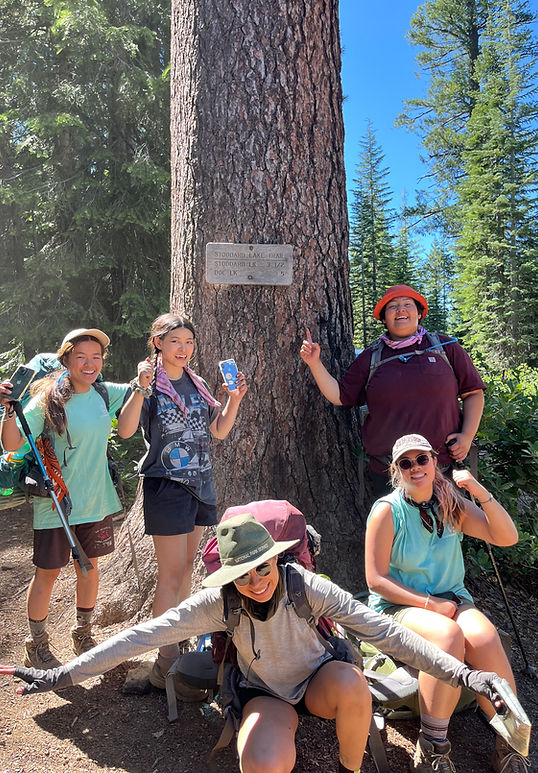 Group at trailhead after hike out .JPG