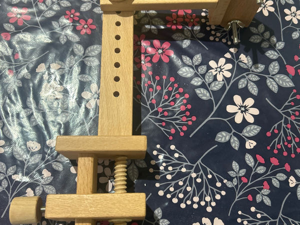 Support de tambour à broder en bois