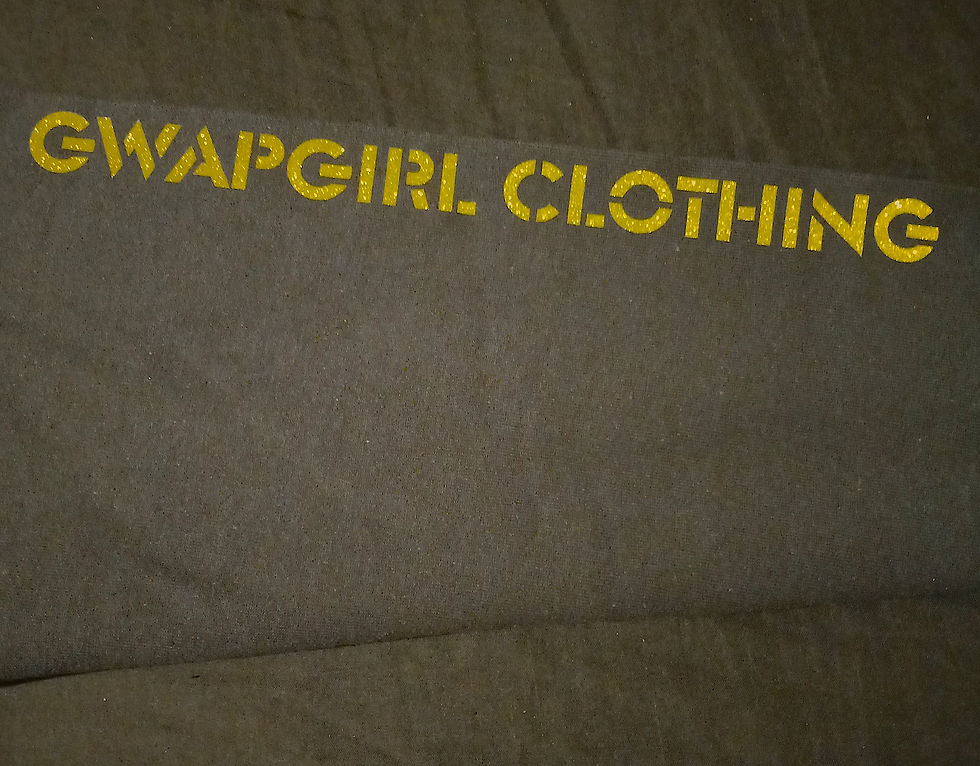 Thumbnail: Gwap Girl Black (Gold Reflective)