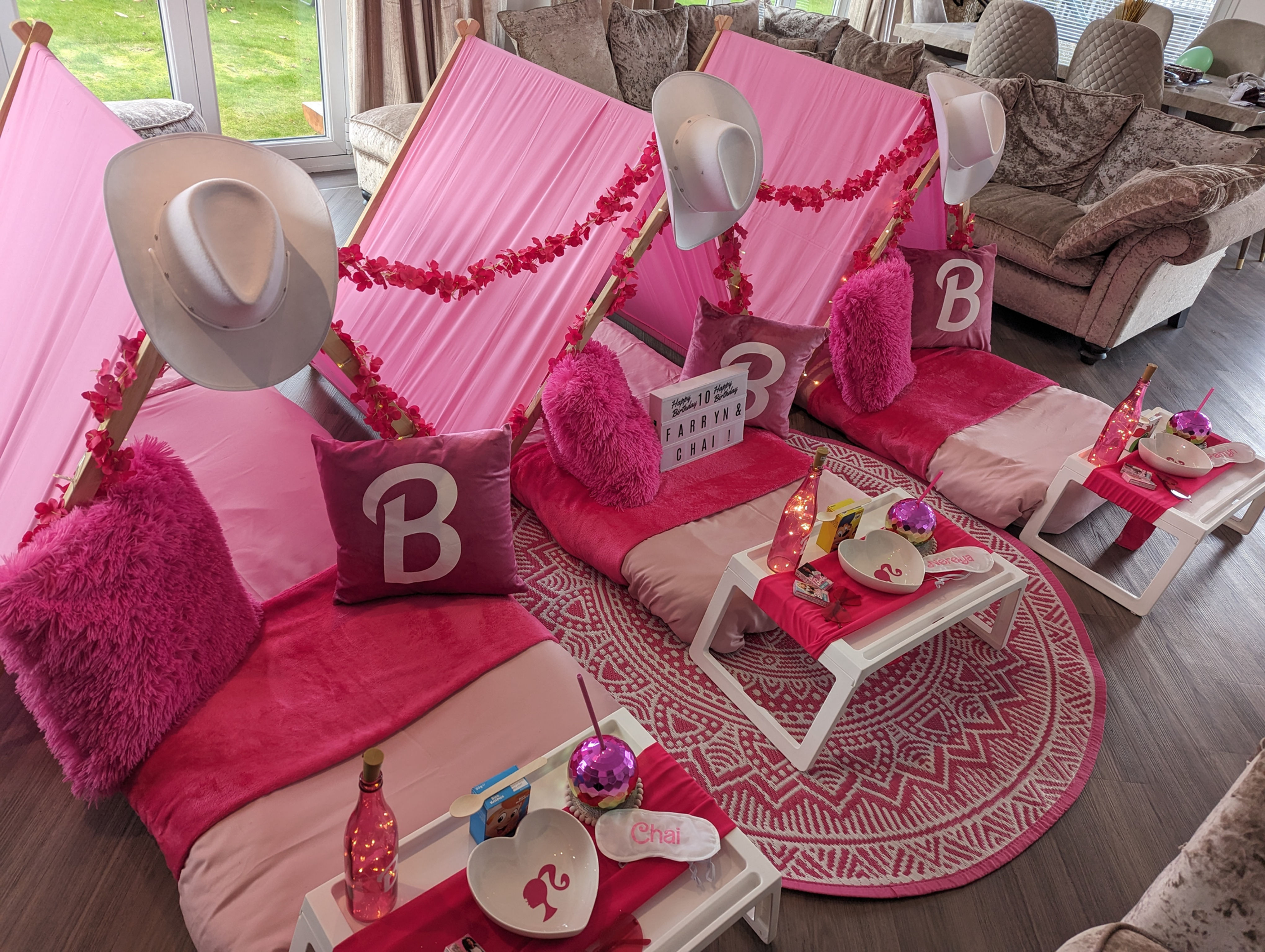 A-LINE BARBIE THEMED TENTS