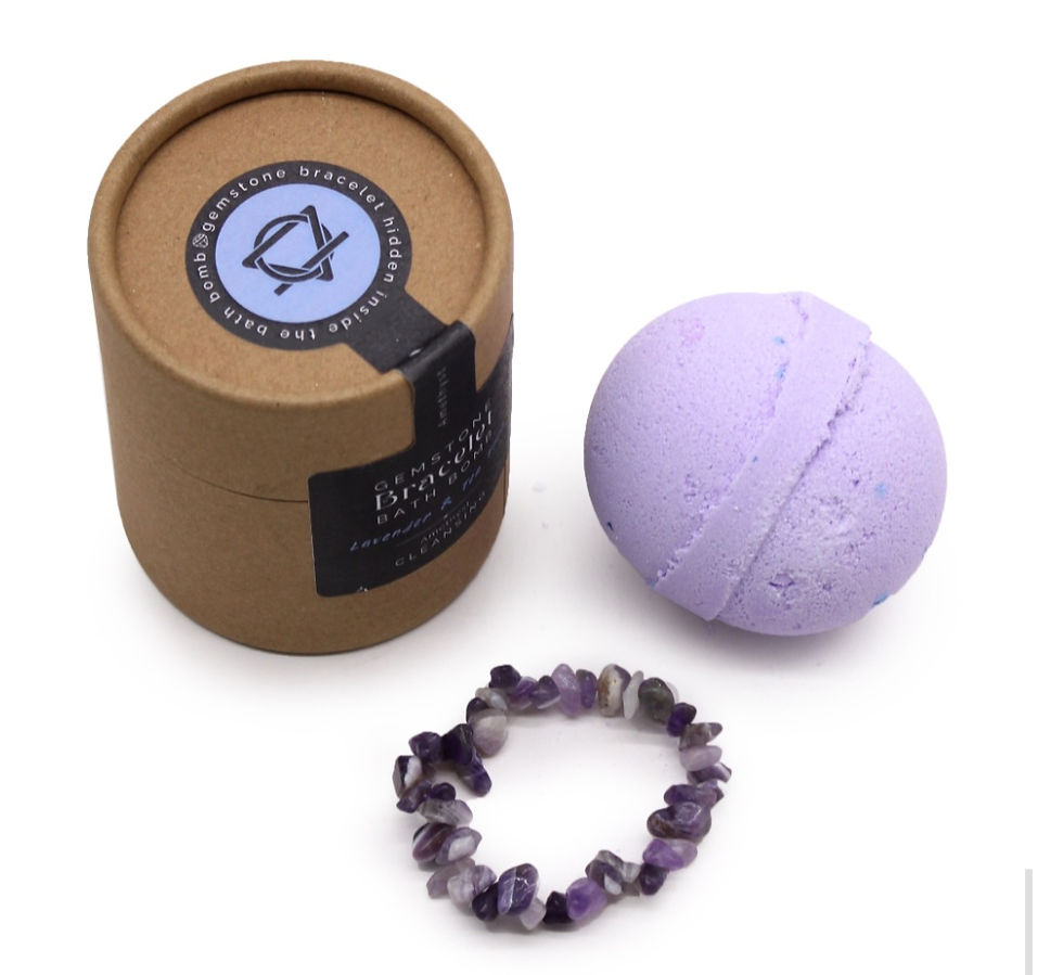 Bracelet Bath Bomb (Amethyst)