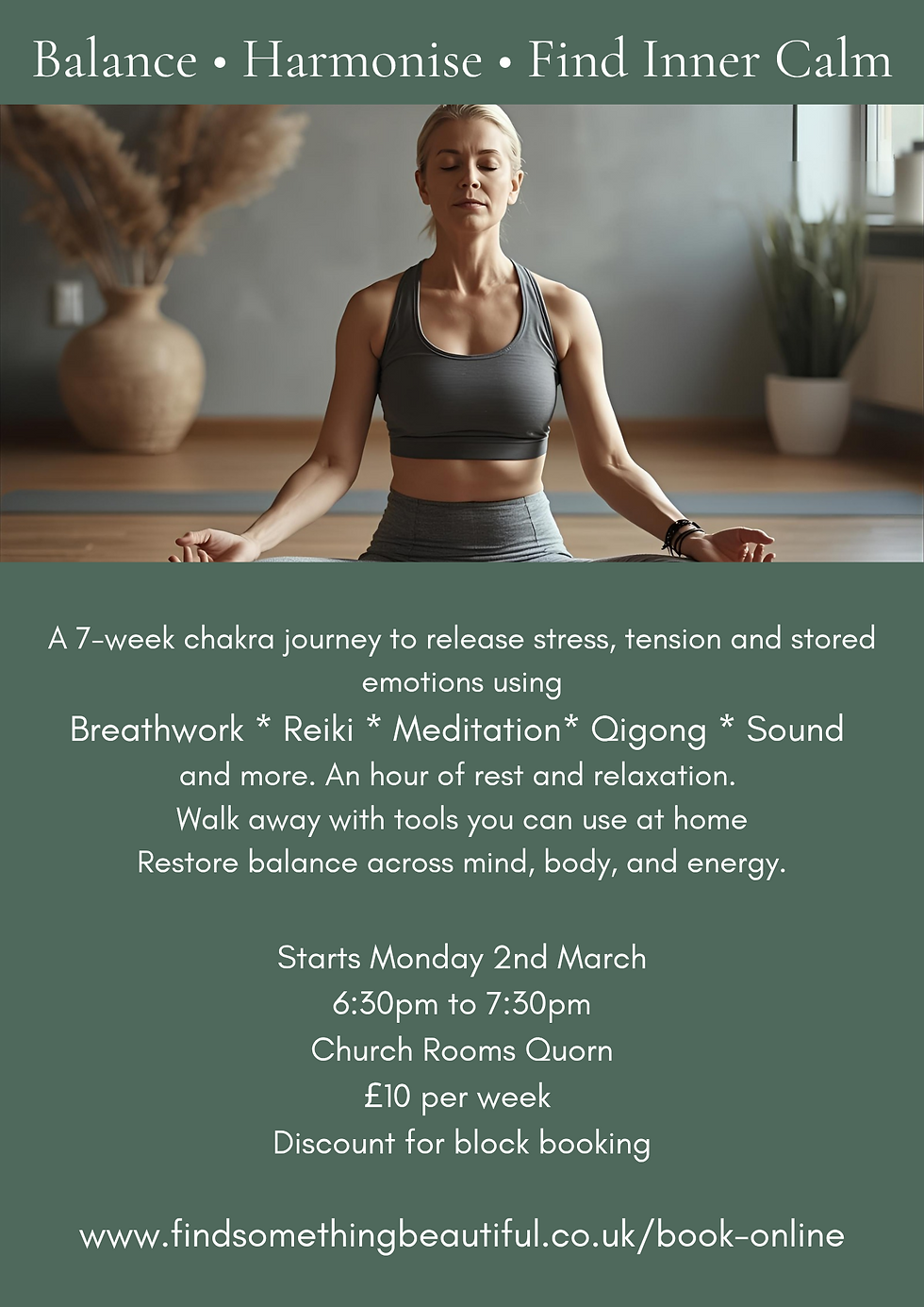 Balance * Harmonise * Find Inner Calm