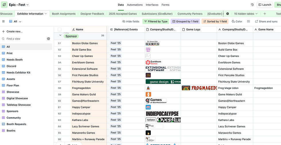 Sponsor Airtable