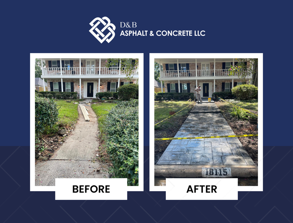 concrete pathway houston texas the woodlands downtown houston