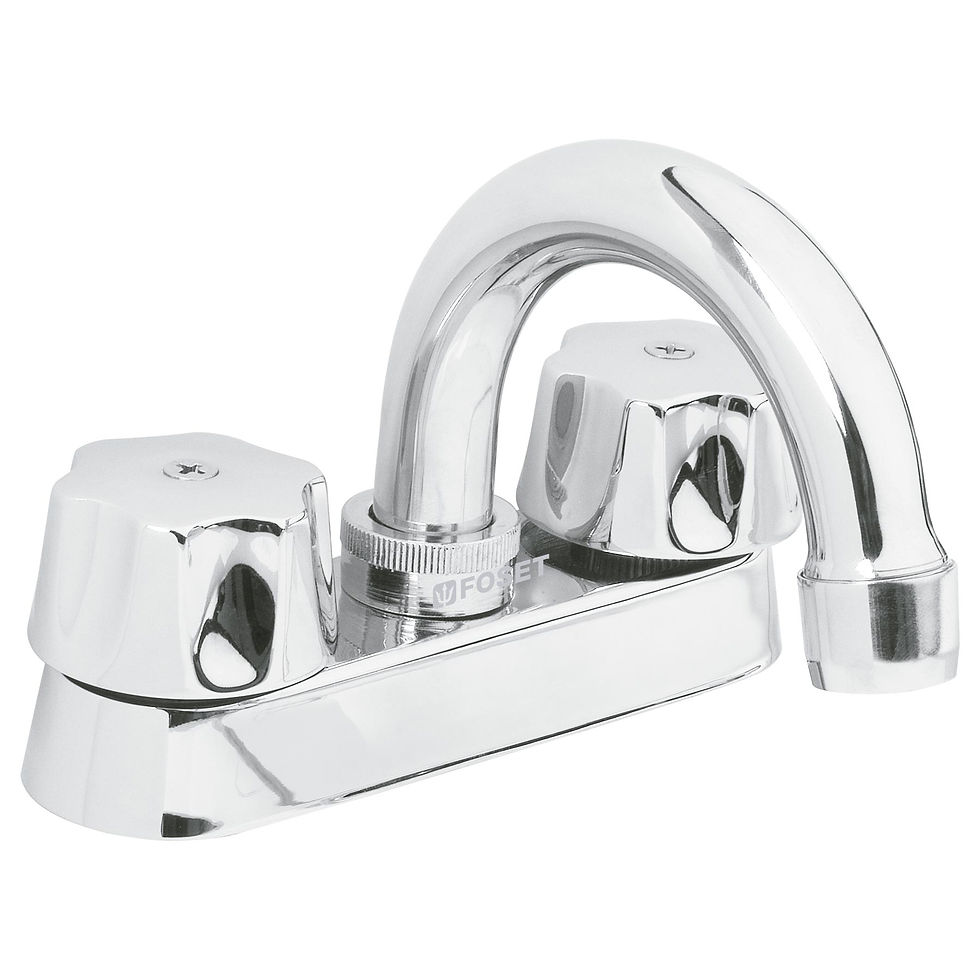 Mezcladora para lavabo, cuello curvo, compresi�n, Basic