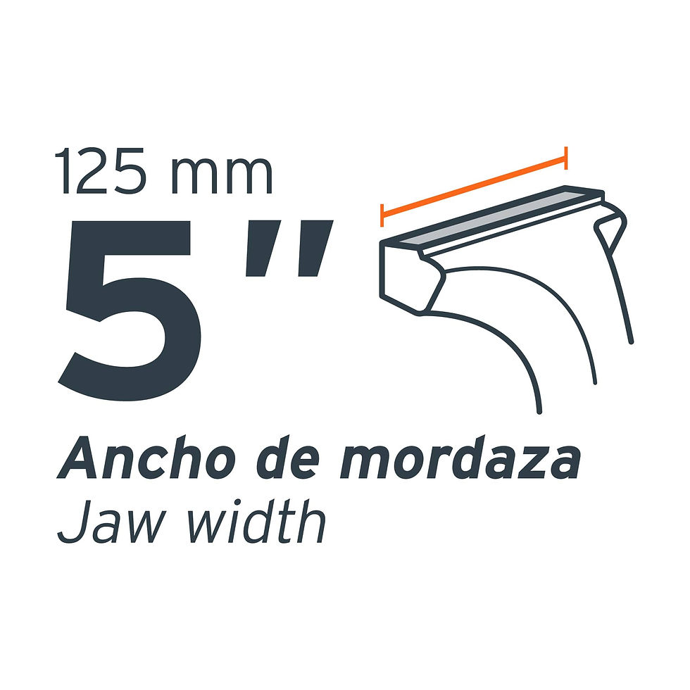 Miniatura: Tornillo de banco tipo Europeo, hierro nodular, 5'
