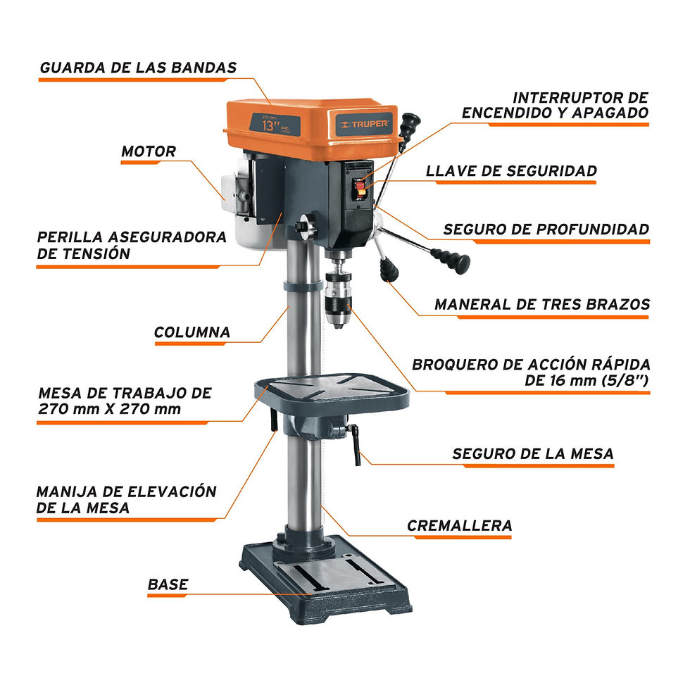 Miniatura: Taladro de piso 5/8 x 13', 3/4 HP