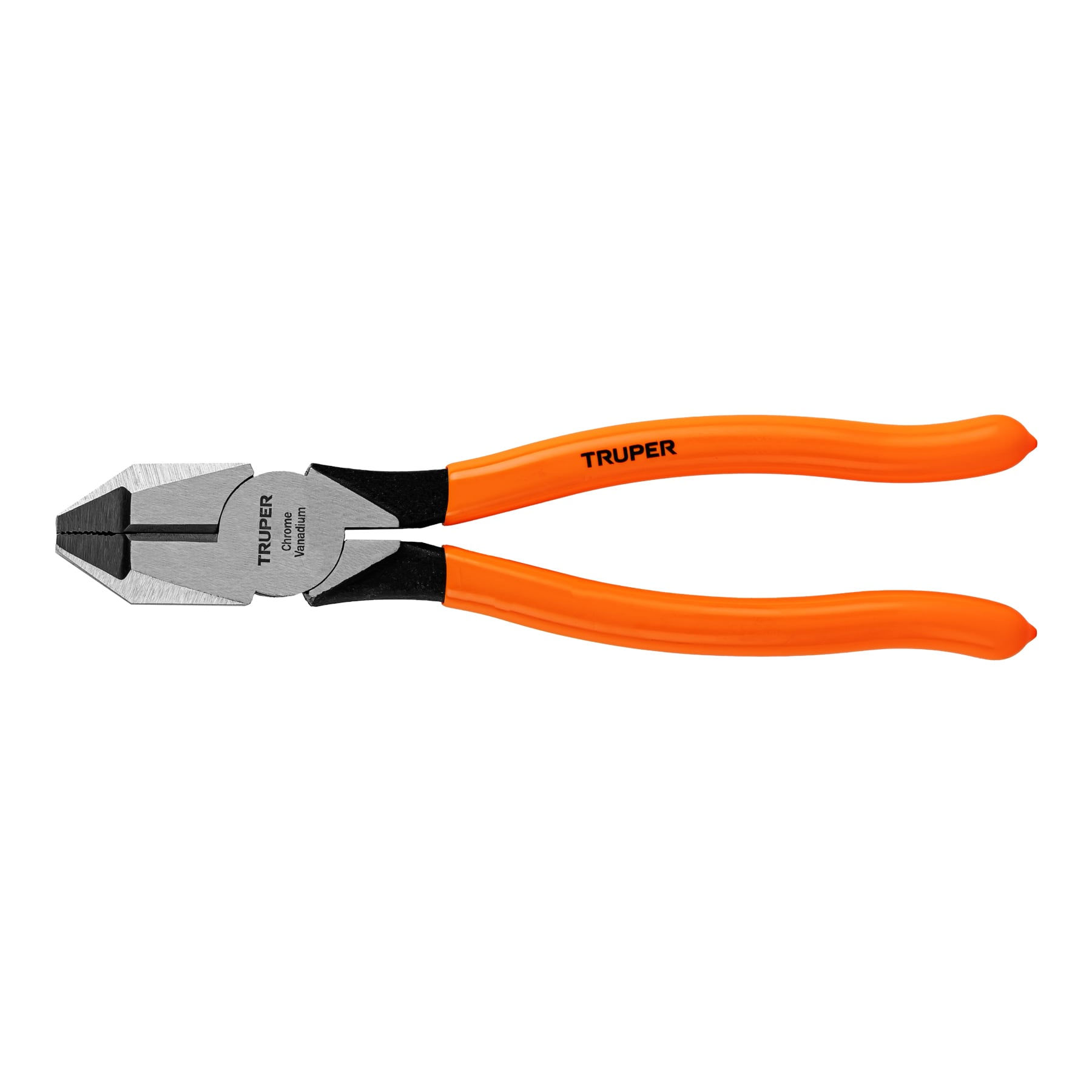 Pinza para electricista 8' cabeza cuadrada mango PVC, Truper