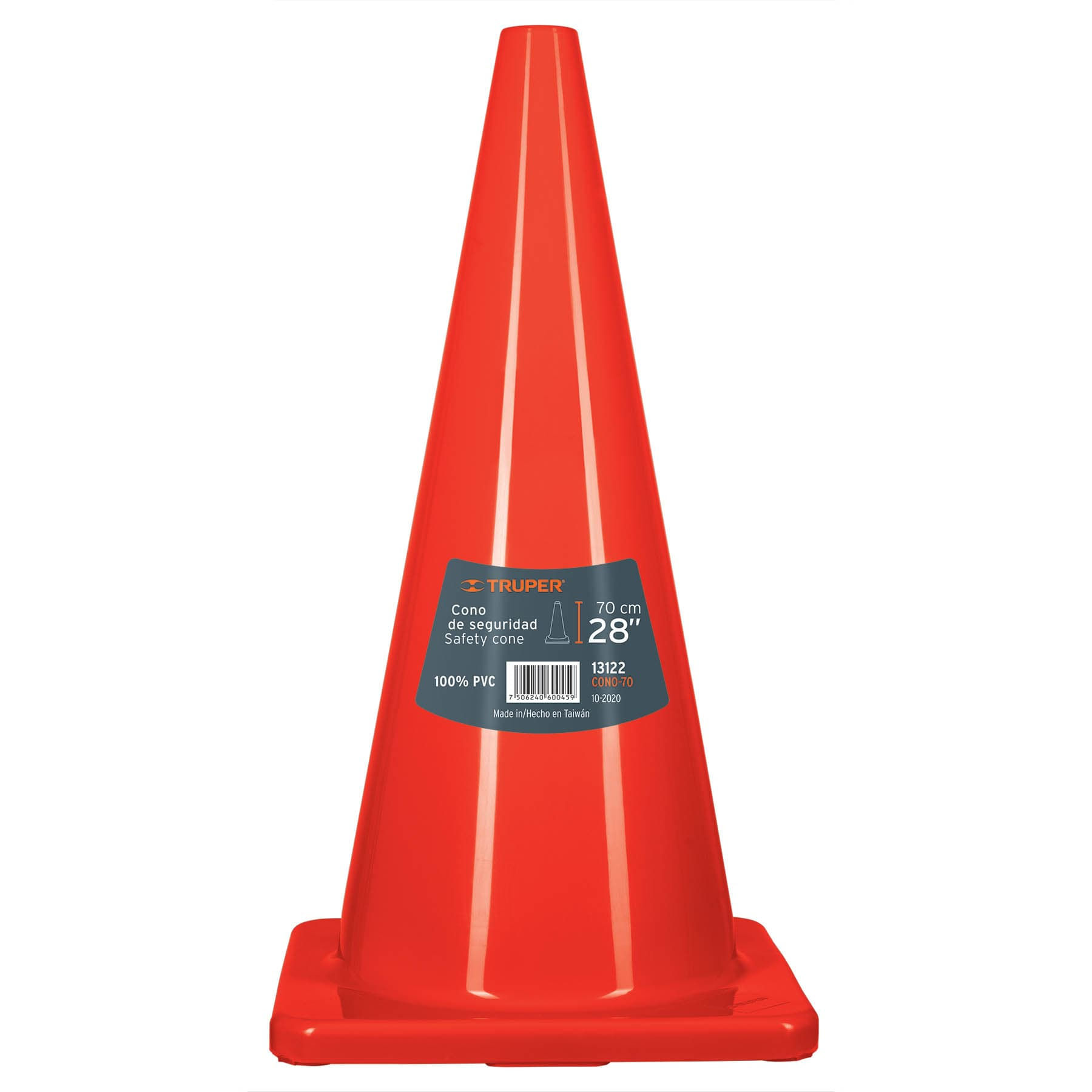 Cono de precaución de 70 cm