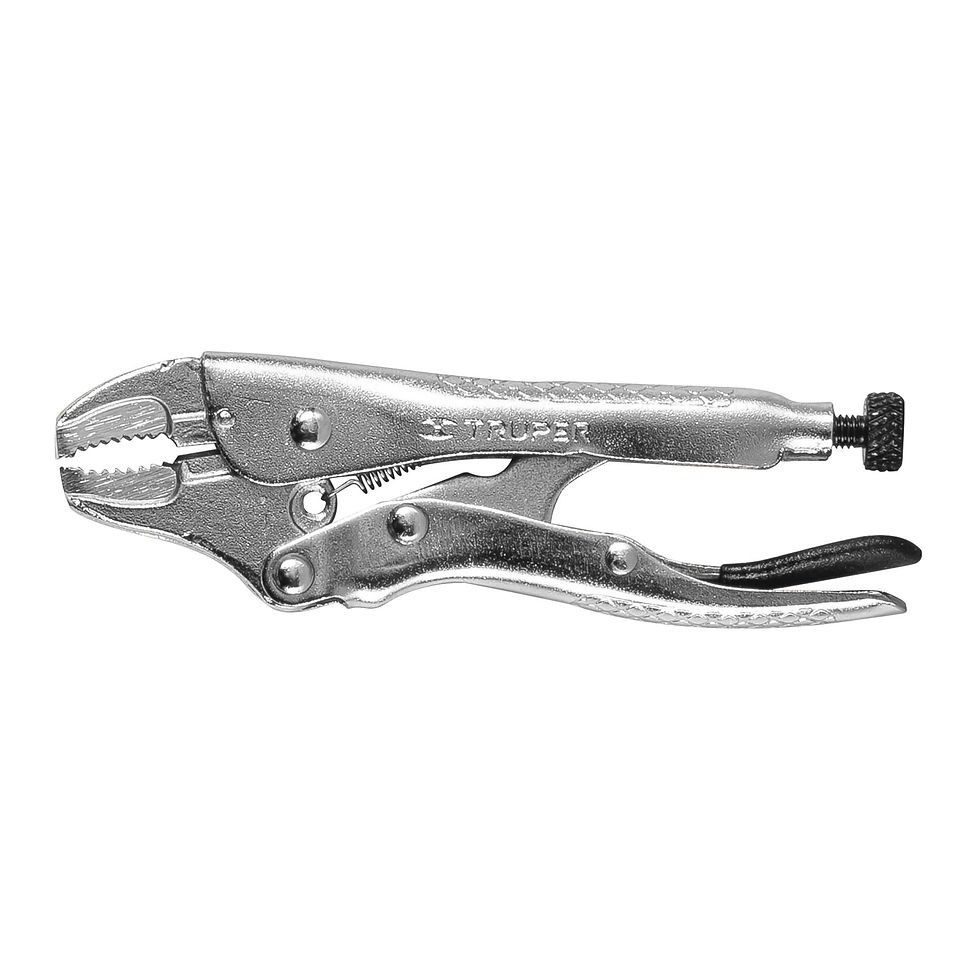 Pinza de presión 4' mordaza curva, Truper