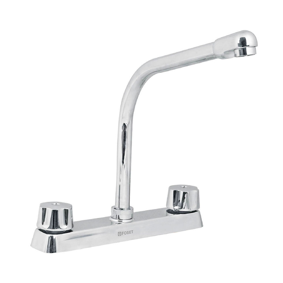 Mezcladora p/fregadero,hexagonal, cobra, compresi�n,Basic