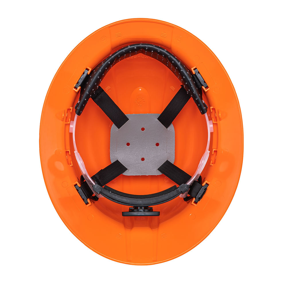 Miniatura: Casco de seguridad ala ancha, naranja, Truper
