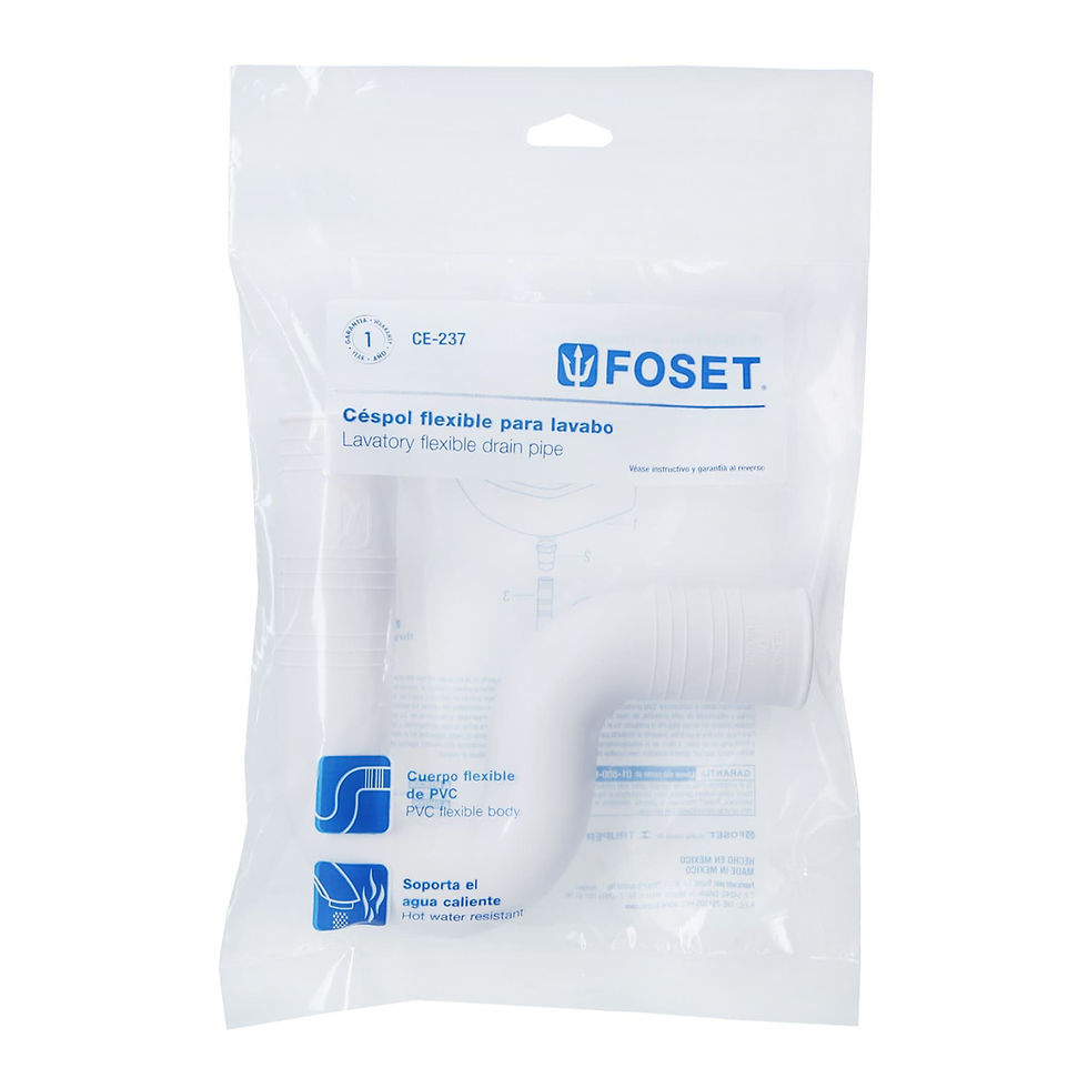 Miniatura: Céspol flexible de PVC de 1-1/4' para lavabo, Foset
