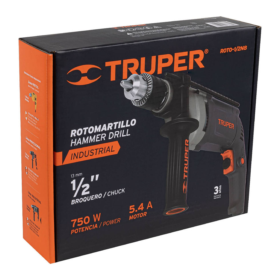 Miniatura: Rotomartillo 1/2' 750 W, industrial, Truper