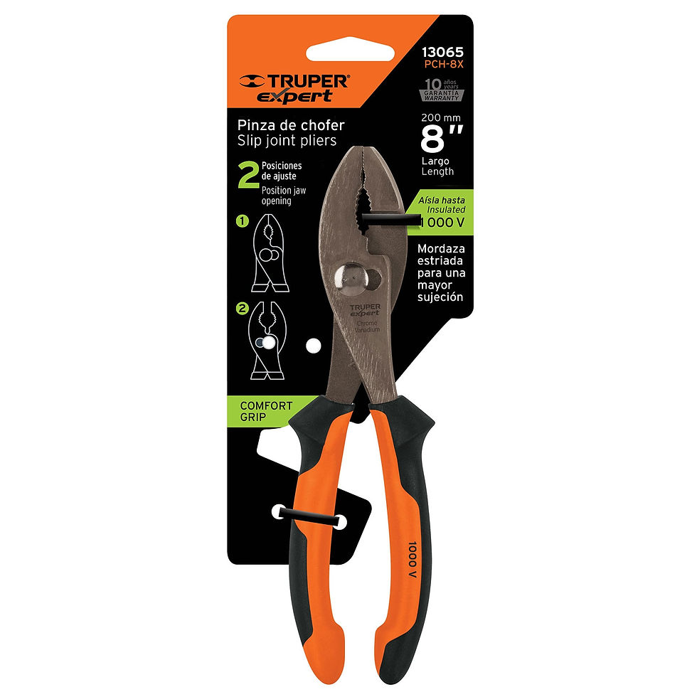 Miniatura: Pinzas de chofer 8' mango Comfort Grip, Truper Expert
