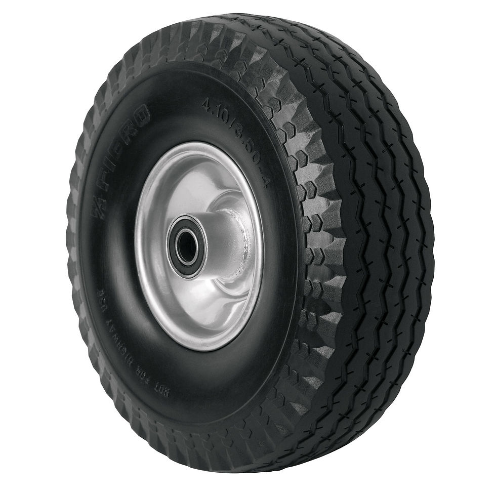 Rueda imponchable para eje central, 10'