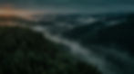 Firefly_GeminiFlash_Pine woods on hills, with slight mist moving, perspective from above, 