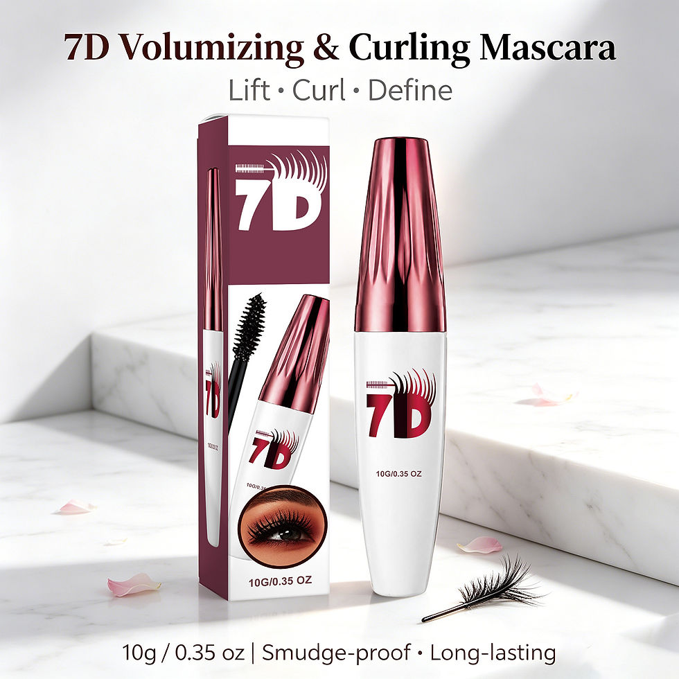 Thumbnail: 7D Volumizing & Curling Black Mascara – Smudge-Proof, Natural Lash Lift & Curl