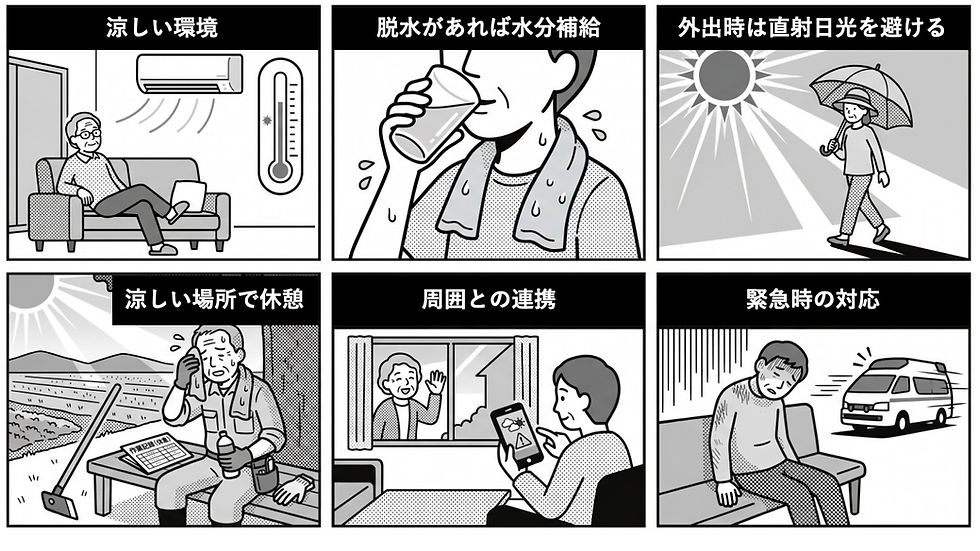 熱中症の時期になってきました