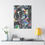 Thumbnail: Royal: Abstract Calligraphy Wall Art Canvas Print