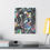 Thumbnail: Royal: Abstract Calligraphy Wall Art Canvas Print