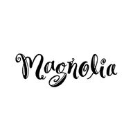 Stylized brush calligraphy