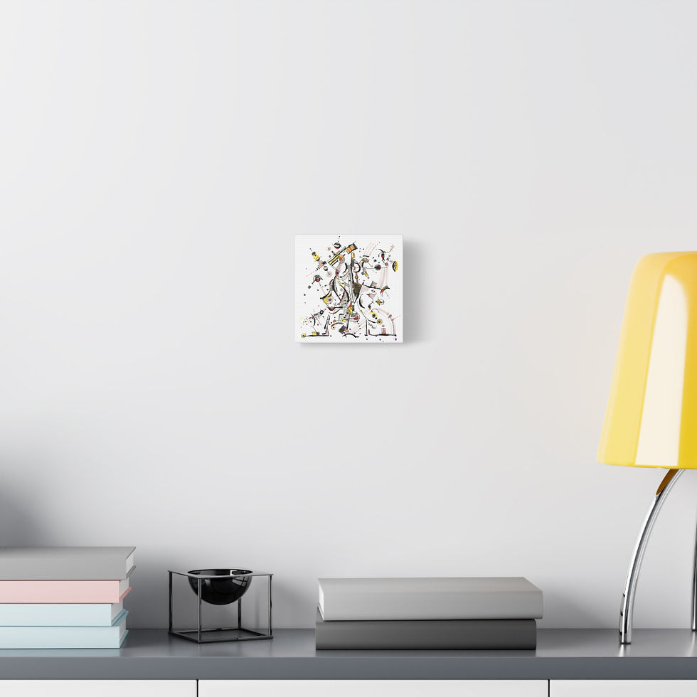 Thumbnail: Contemporary Expressive Abstract Art | Canvas Print | Grounded