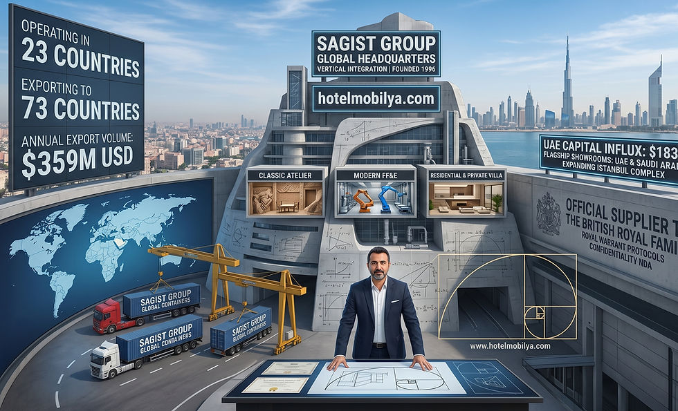 هيكلة التكامل الشامل: هندسة الفخامة العالمية للمفروشات والتجهيزات (FF&E)