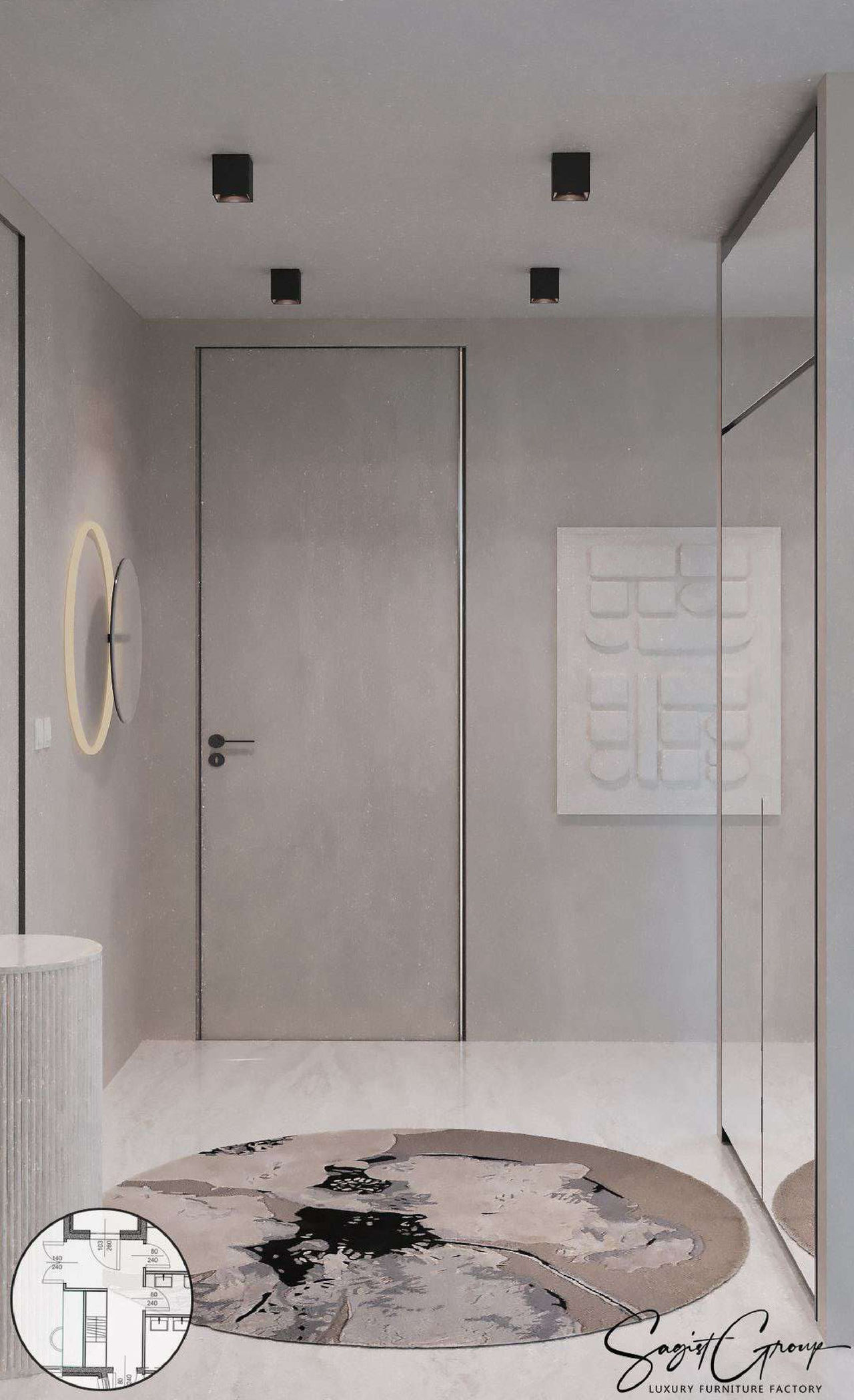 Luxury villa furniture projec in Croatia