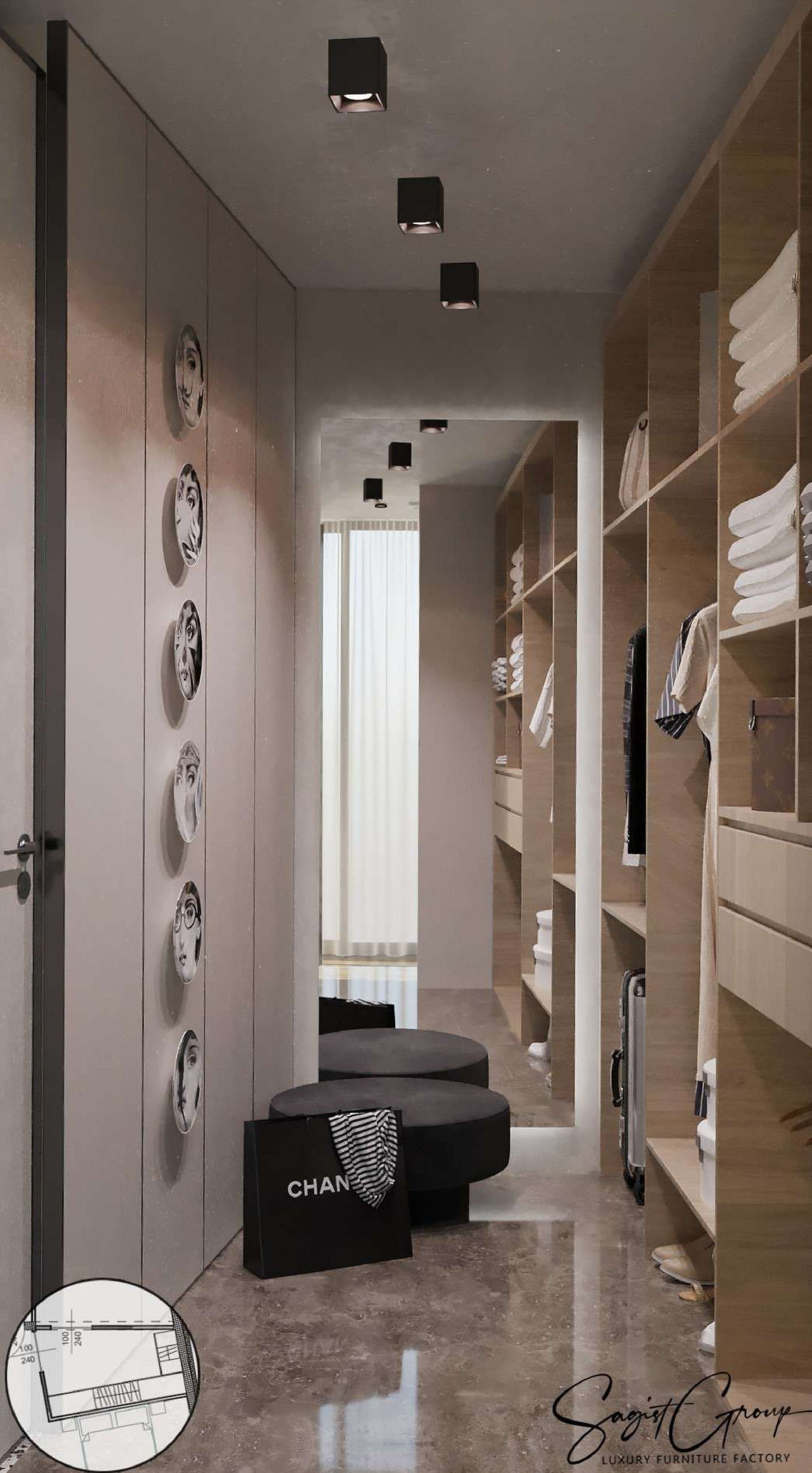 Luxury villa furniture projec in Croatia