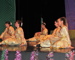 Spectacle de danse bollywood