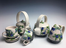 "How lucky am I" tea set
