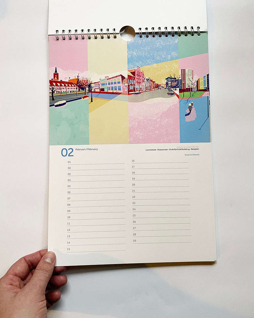 Thumbnail: Leiden Cityscape Birthday Calendar