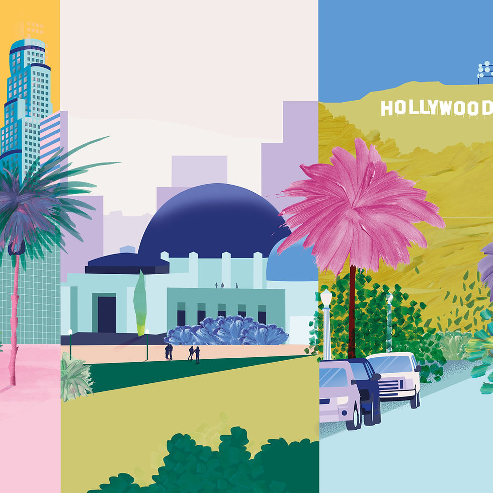 Thumbnail: LA Cityscape Poster