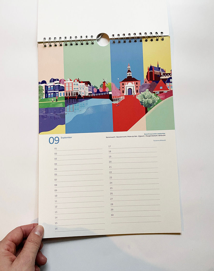 Thumbnail: Leiden Cityscape Birthday Calendar