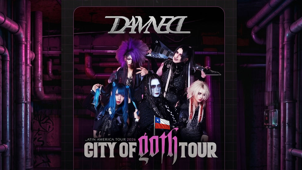 🇨🇱 DAMNED | CITY OF GOTH TOUR