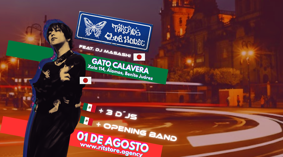 🇲🇽 🦋 TAKERU´S CLUB HOUSE  in CDMX, Mexico