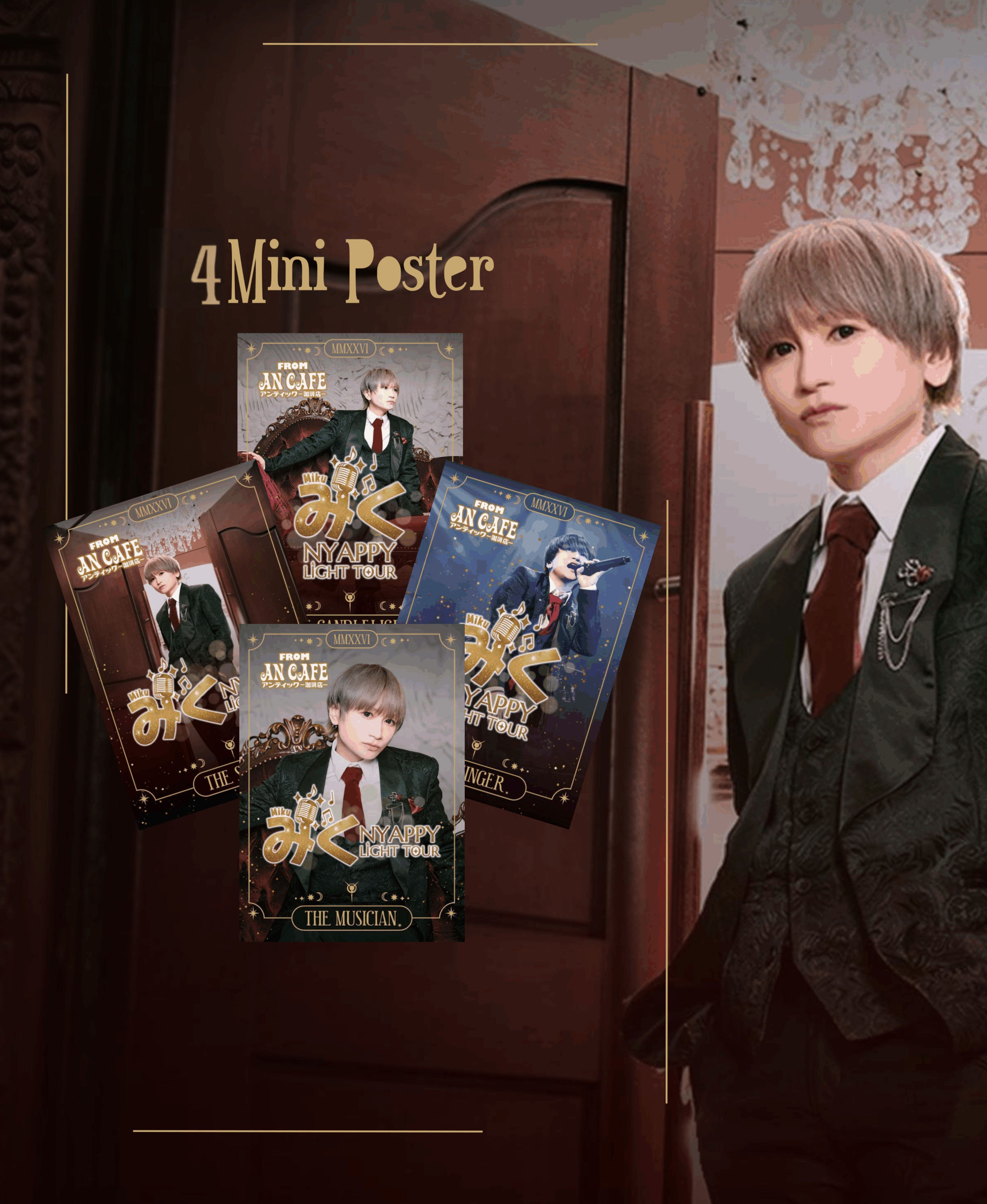 Mini Poster pack | MIKU – Nyappy Light Tour