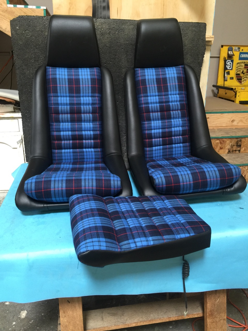 914 Seats With Special Inserts Autobahn Interiors Specializing In Early Porsche Interior